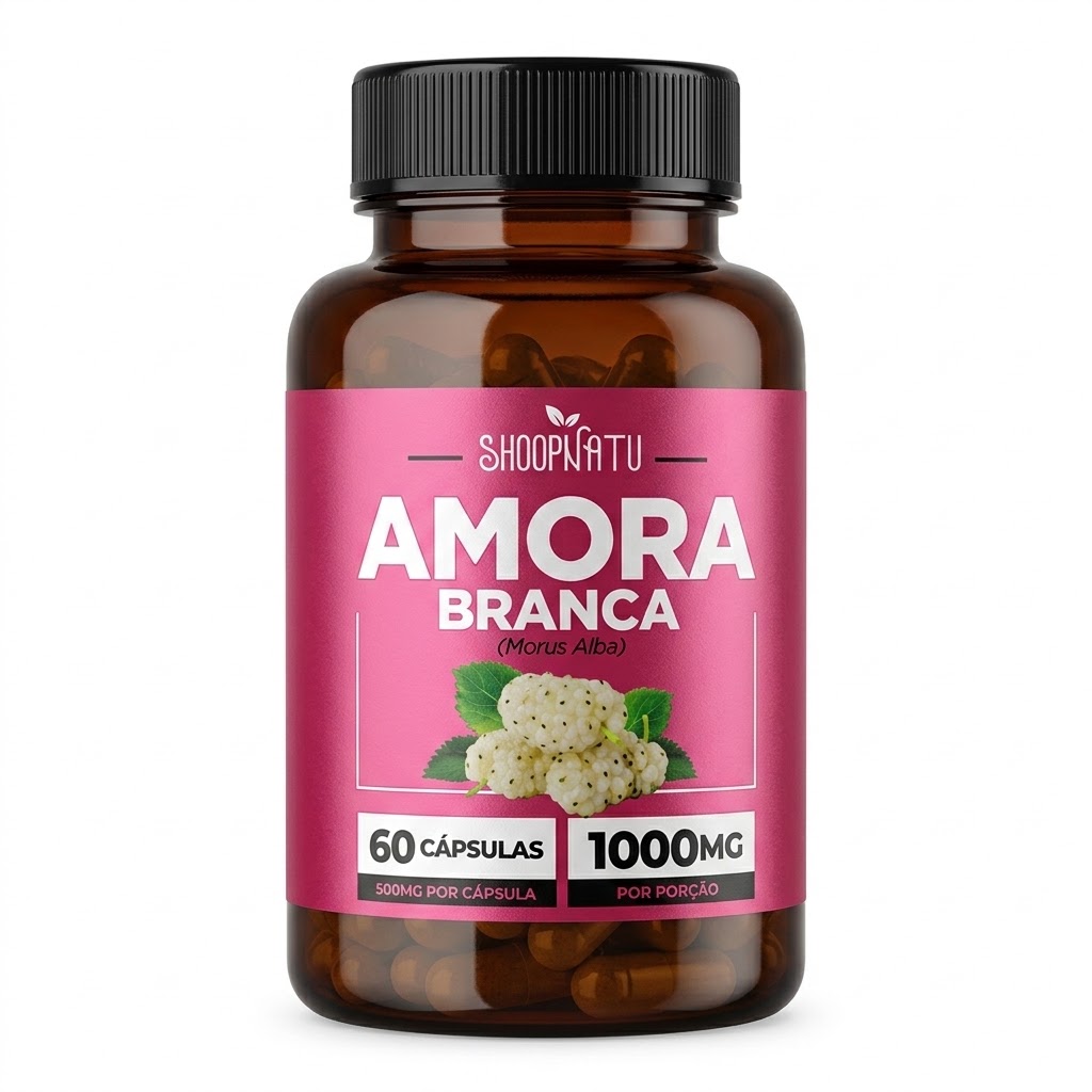AMORA BRANCA 60CAPS 500 MG