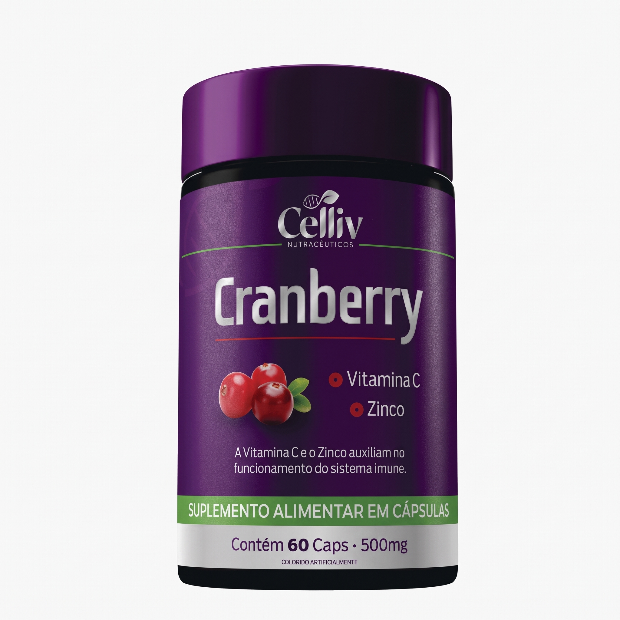 CRANBERRY 60 CAPS 500 MG - CELLIV