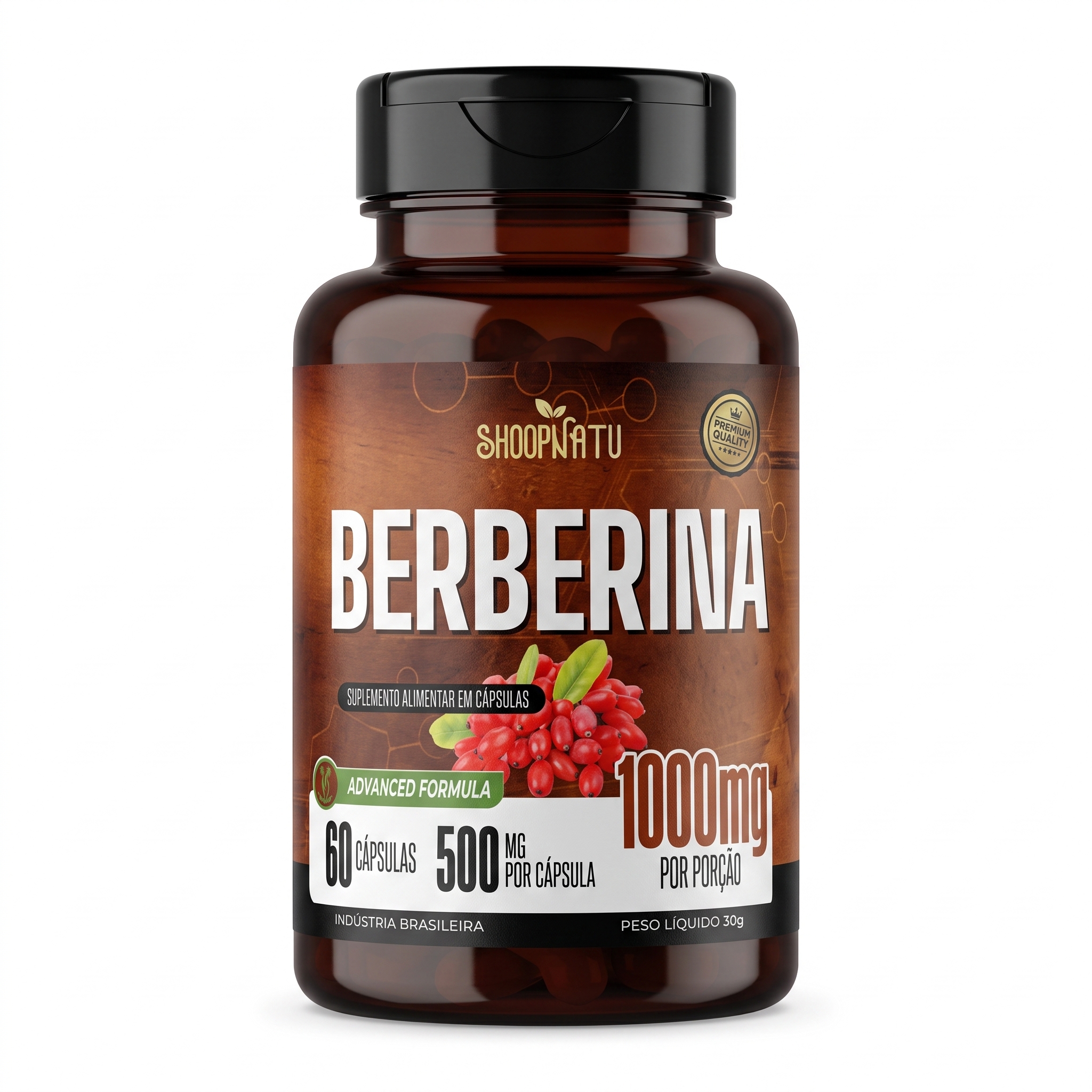 BERBERINA 60 CPS 500 MG
