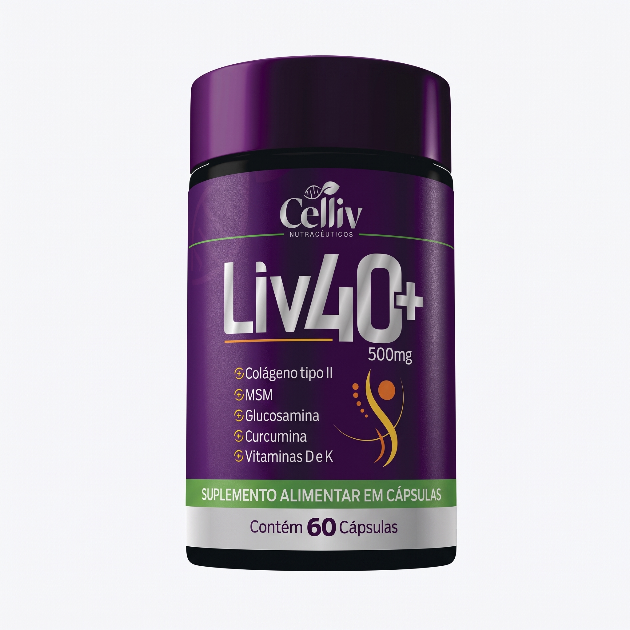 LIV 40+ 60 CAPS 500 MG - CELLIV