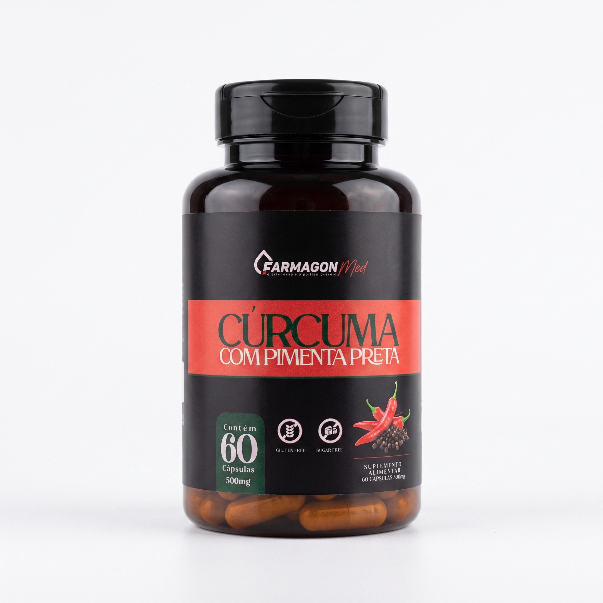 CURC+PIMEN 60 CPS 500MG