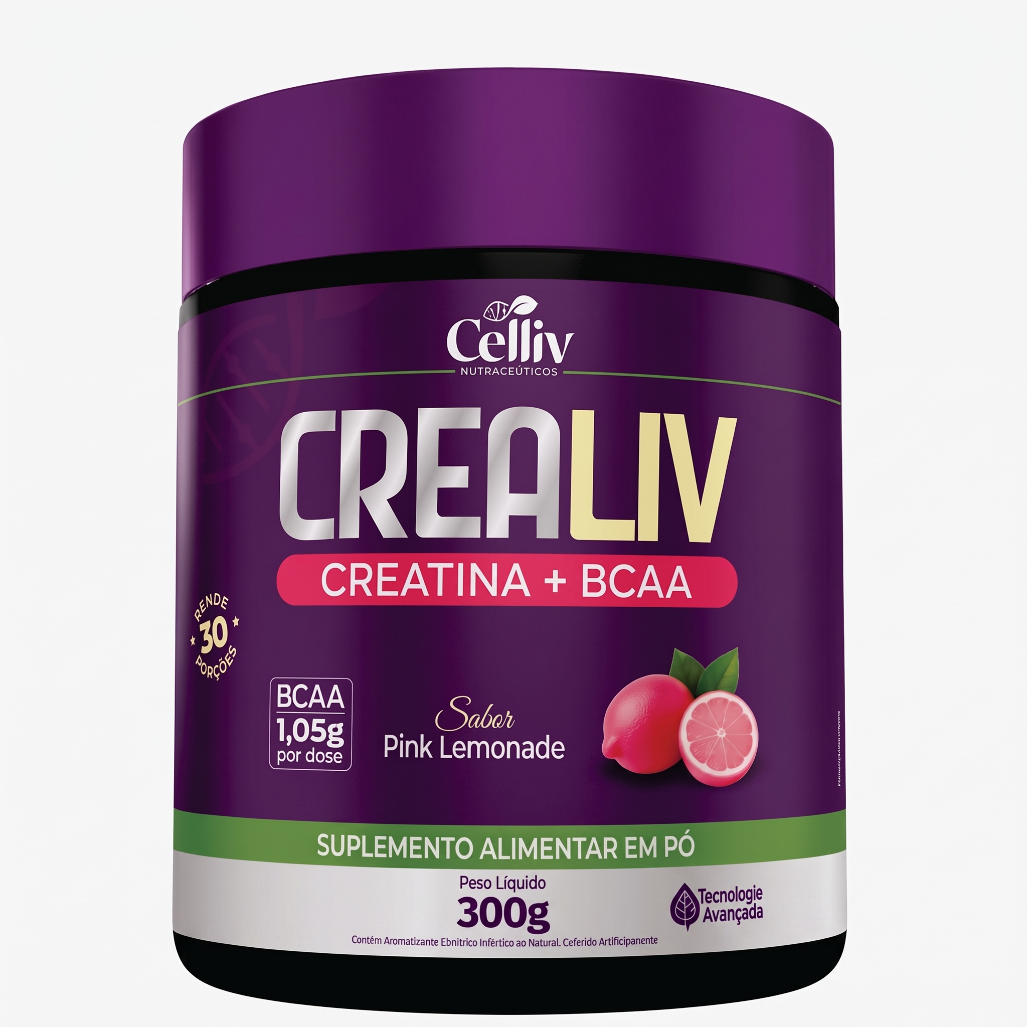 CREALIV 300G SABOR PINK LIMONADE - CELLIV