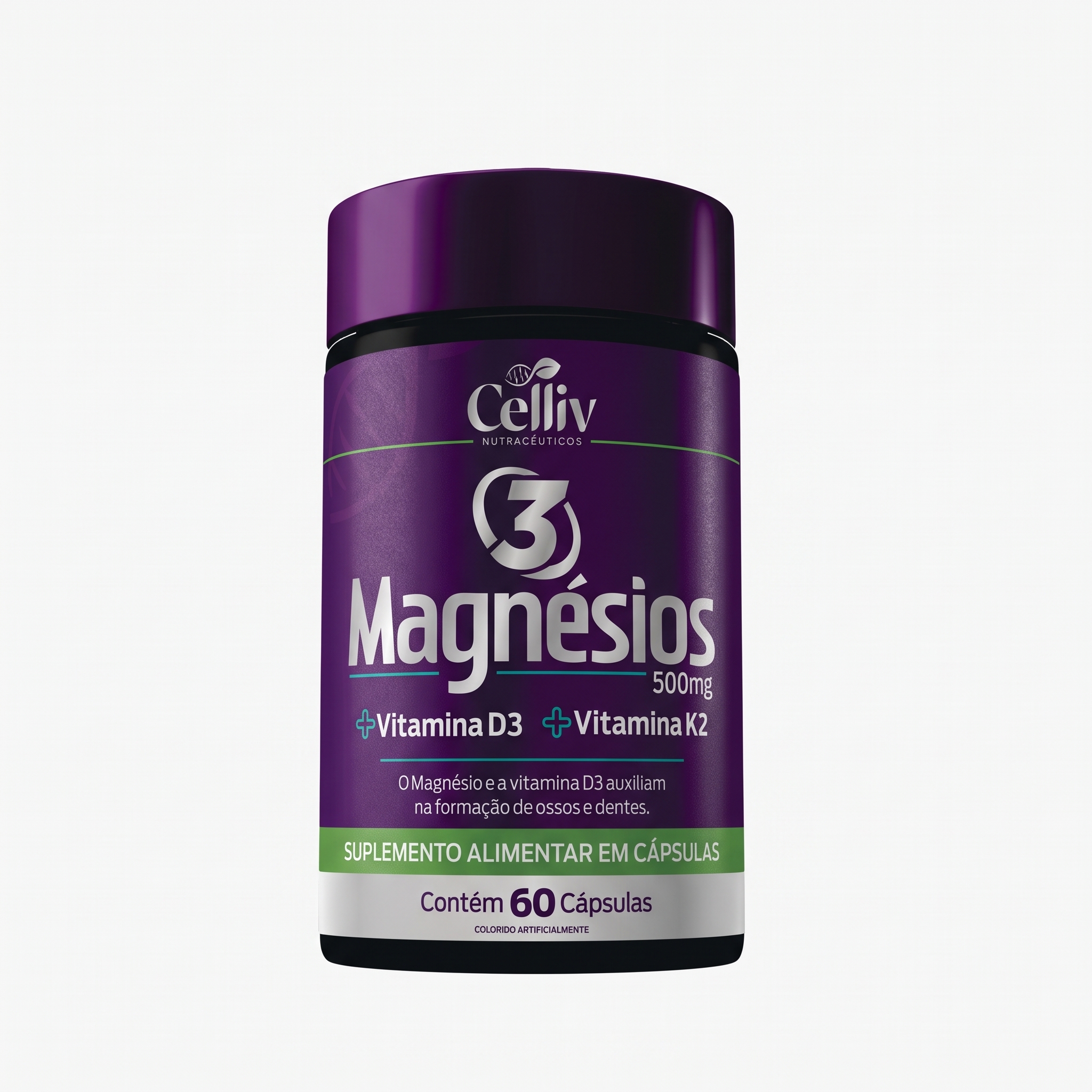 MAGNESIO MALATO TRIPLO 60 CAPSULAS - CELLIV