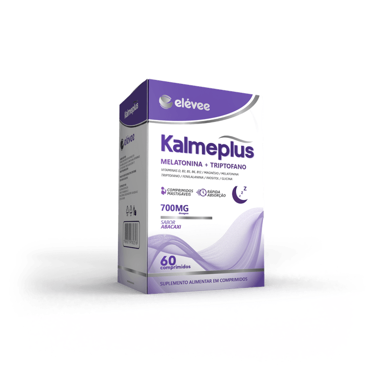 KALMEPLUS NOITE (MELA + TRIP) 700MG. 60 CP MASTIGAVEL