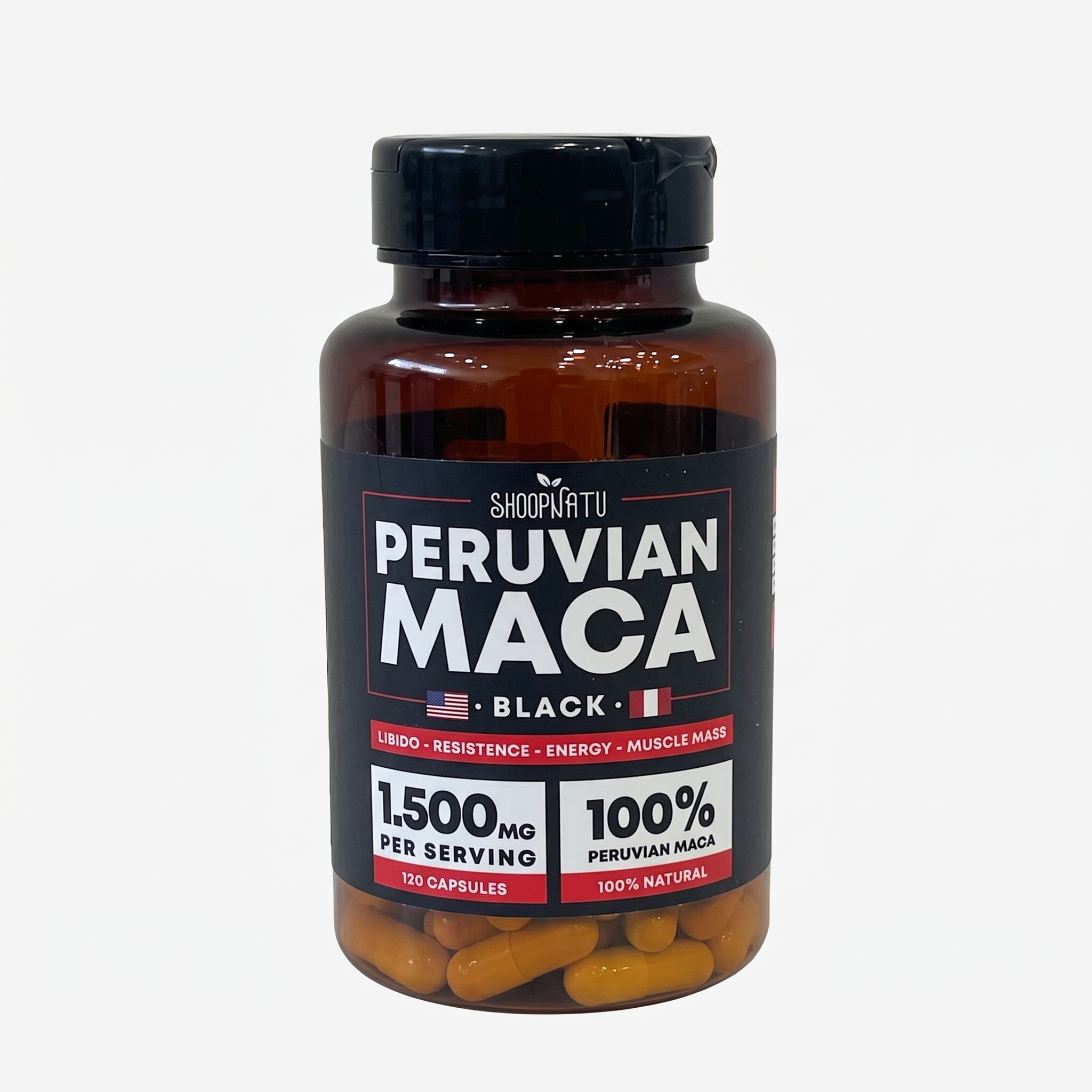 MACA PERUVIAN 120 CPS 1500MG