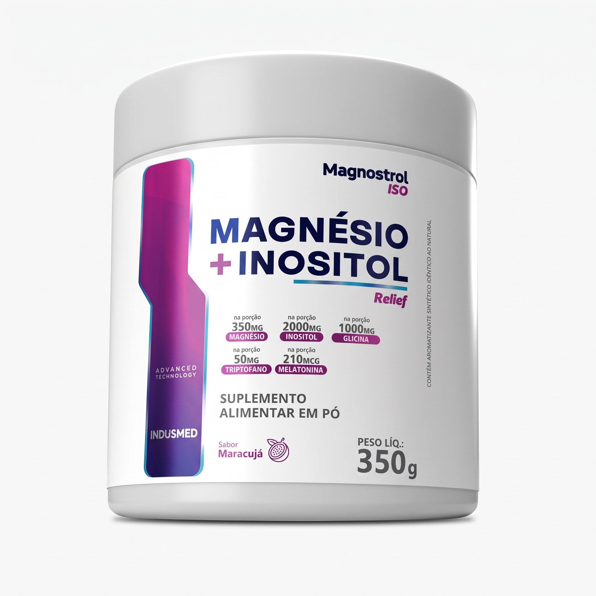 MAGNOSTROL ISO MAG+ INOSITOL PÓ- SABOR MARACUJA 350G