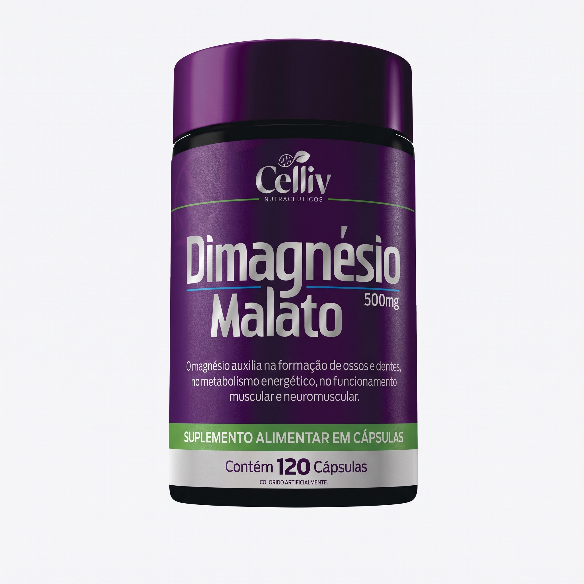 DIMAGNESIO MALATO 60 CAPS 500 MG - CELLIV