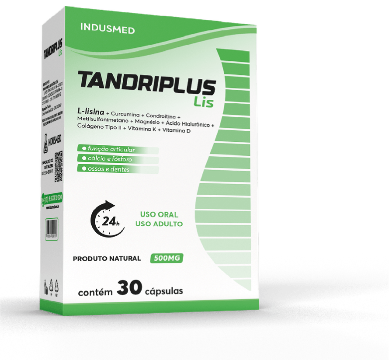 TANDRIPLUS LIS 500MG 30 CAPS