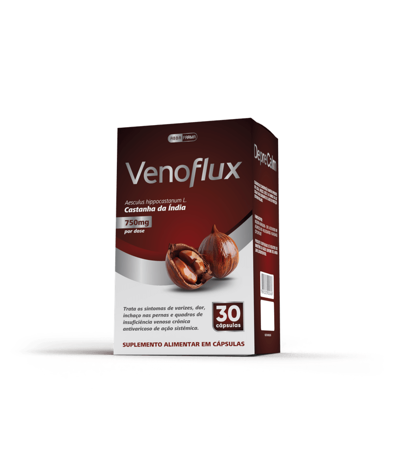 VENOFLUX CASTANHA DA INDIA 750MG 30 CPS